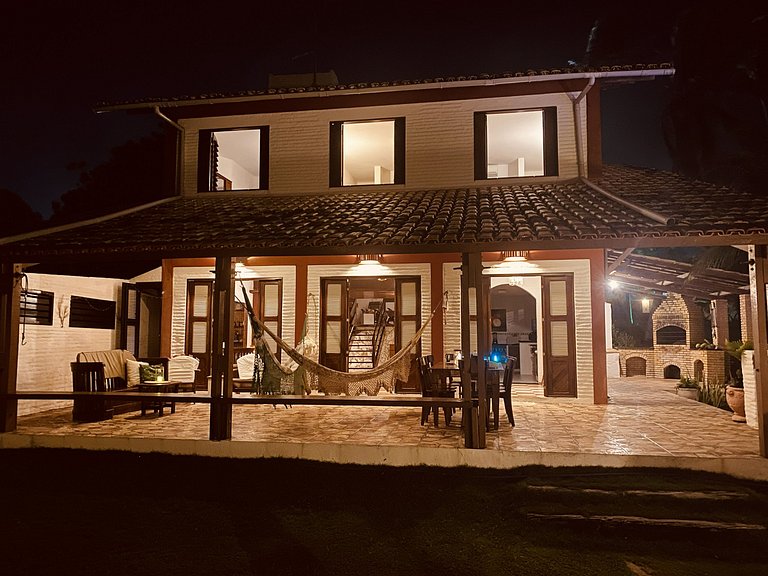 Casa Imje - Pé na Areia com Piscina no Centro da Taíba