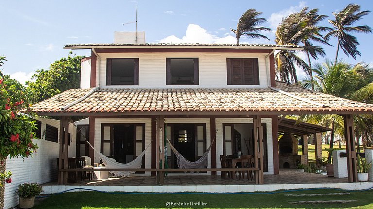 Casa Imje - Pé na Areia com Piscina no Centro da Taíba