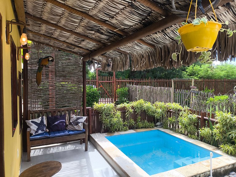 Casinha Curva do Vento - Piscina, 10min da Praia