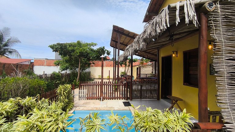 Casinha Curva do Vento - Piscina, 10min da Praia