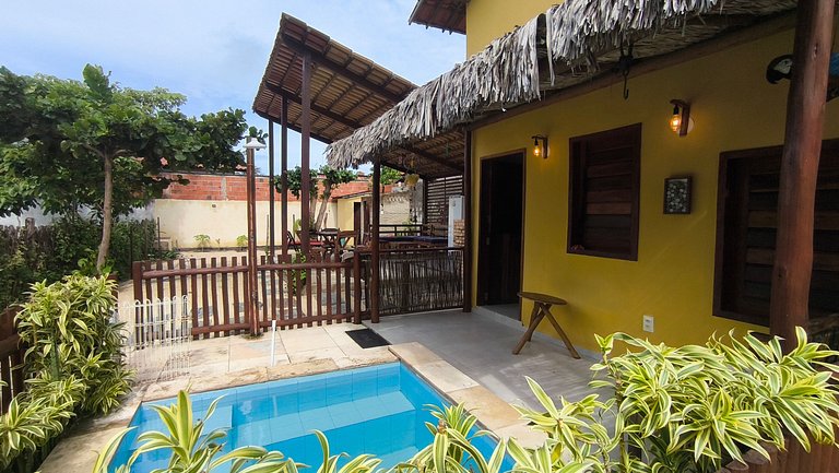 Casinha Curva do Vento - Piscina, 10min da Praia