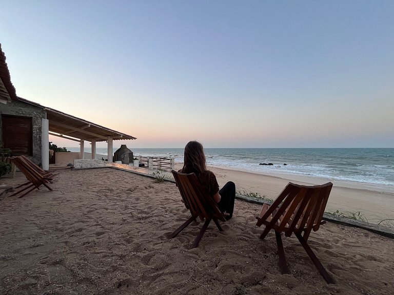 Refugio do Meio - Beachfront House in Taiba near Saline