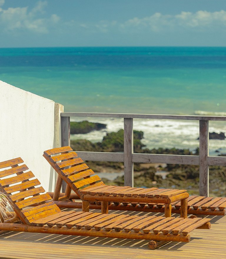 Beachfront House in Taíba, Next to Hotel Saline